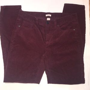 🌸🌺J.Crew Corduroy pants GUC. Very flattering🌺🌸